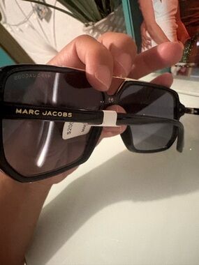 Marc Jacobs Black Oversized Square Women's Sunglasses